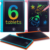 Playtapus Party Favor Mini LCD Writing Tablet for Kids - 6 Pack