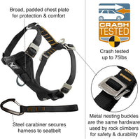 Kurgo Enhanced Strength Tru-Fit Smart Harness - Ink Blue / Small - image 2