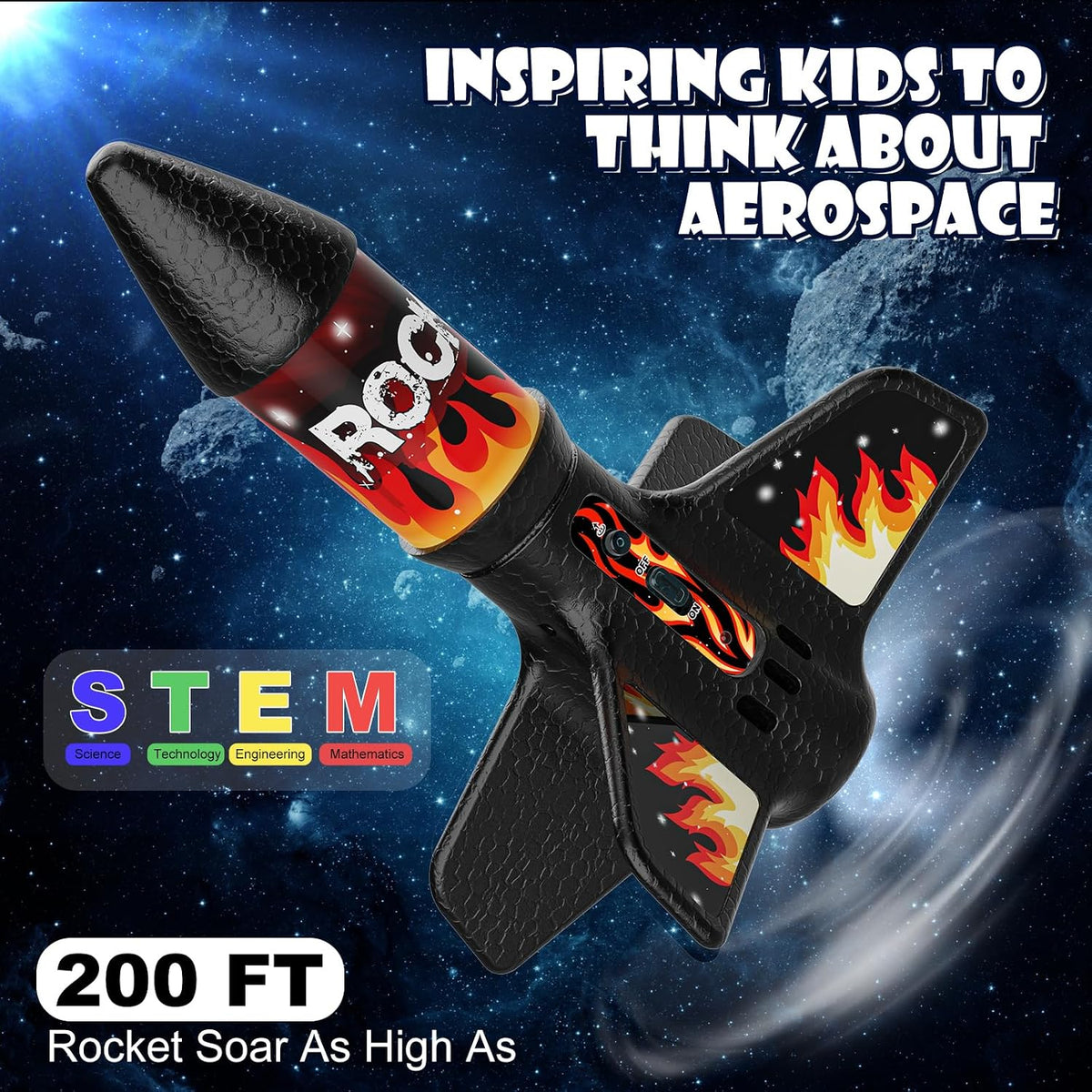 Mafbeanl Rocket Launcher for Kids - Flame - image 3