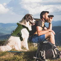 Tactical Dog Harness for Large Dogs - Green / Large: 45-80 lbs (Chest:27-37",Neck:19-25") - image 2
