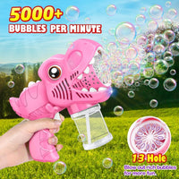 Yunaking Kids Bubble Gun 2 Pack - Pink+purple - image 2