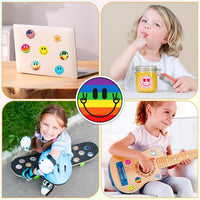 50PCS Smile Face Stickers Cute Water Bottle Stickers for Kids – Fun for Kids & Family - 50pcs Smile Stickers - image 3