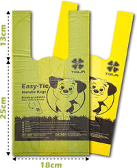 Tie Handles Dog Poo Bags, 440 Pet Poop Bags - 1 Count (Pack of 440) / Yellow - image 2