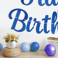 Halloween Birthday Banner - Blue / Star - image 4