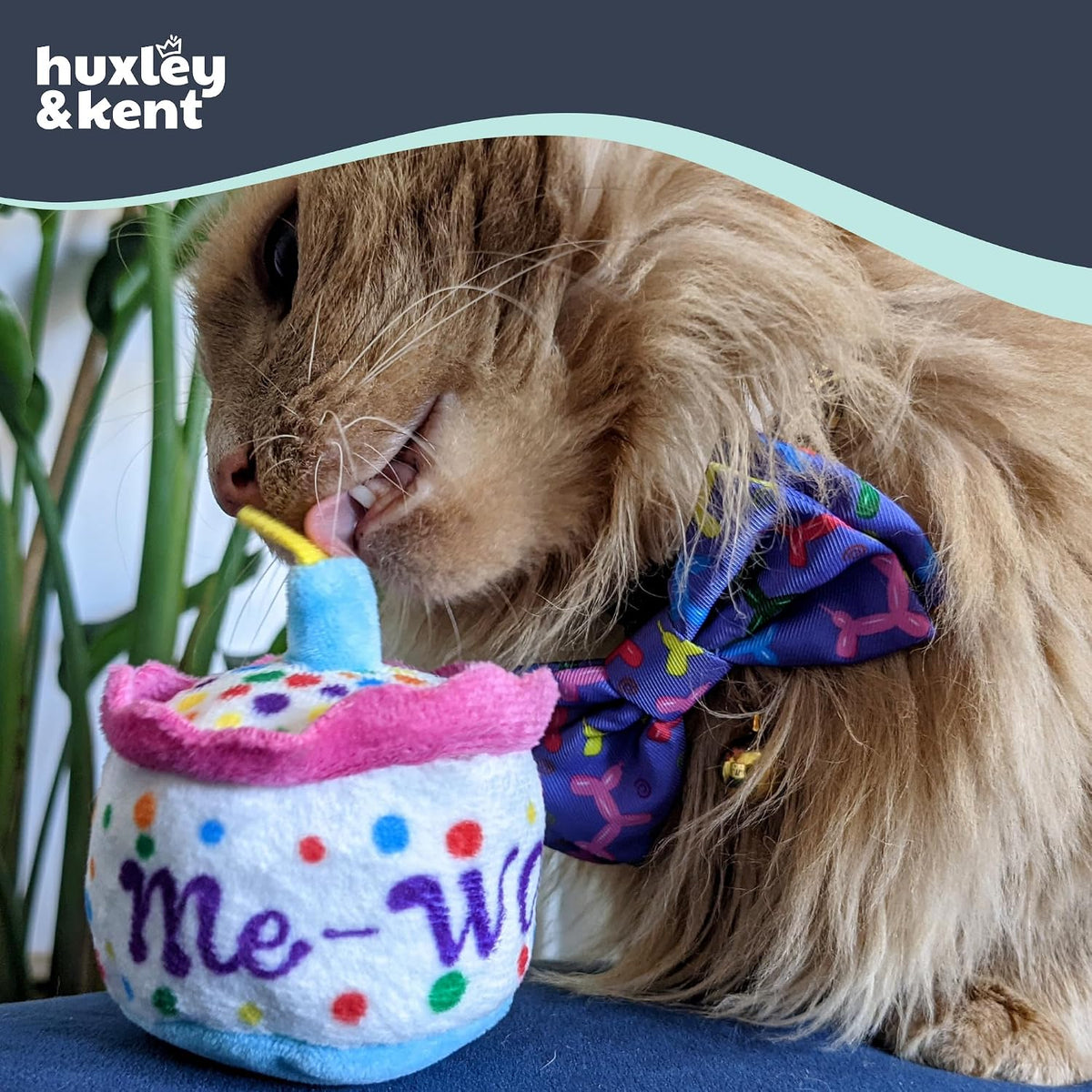 Huxley & Kent Plush Cat Toy - Mewow Cake - image 3