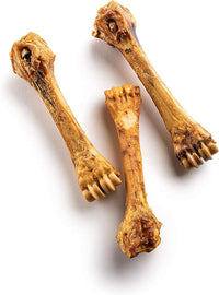 Jack&Pup 8-11” Shin Bones, Roasted Meaty Beef Bone for Dogs – Long Lasting Natural Dog Bones, Big Dog Bone for Large Dogs (3 Pack)