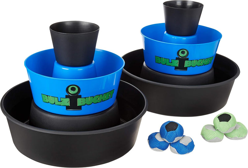 BULZiBUCKET Game by Water Sports, Beach, Tailgate, Camping, Yard - Blue/Black
