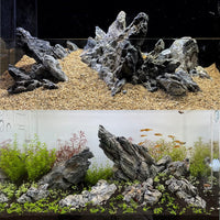 KINGRUI Natural Seiryu Rock Stone 11lb Dragon Stone for Aquarium - 20lb(3-7inch) - image 4