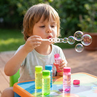novelinks 24 pack of 4 oz bubble bottles with wands in six bright colors - view 7