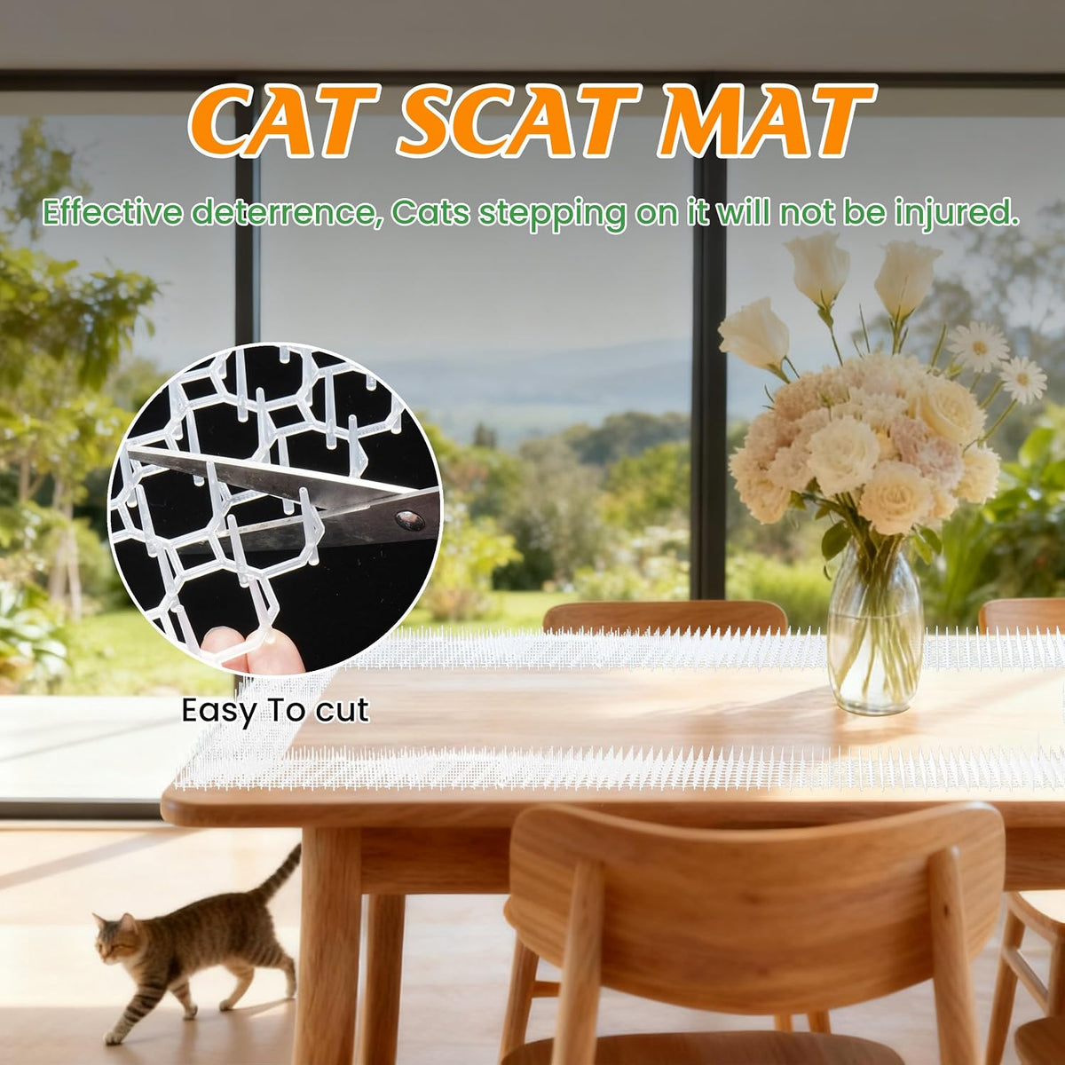 16 X 13 Inch Scat Mat for Cats - 10 Pack / clear - image 4