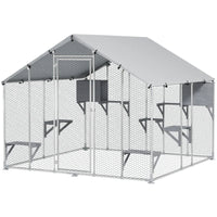 Catio Outdoor Cat Enclosure With Waterproof Cover,Multiple Packages Will Be Shipped,Please Pay Attention To The Dimensio