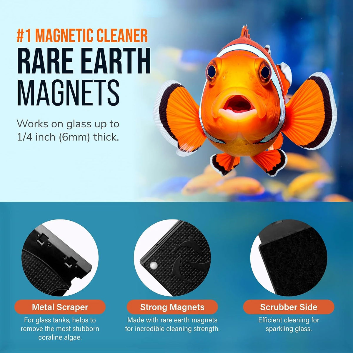 FLIPPER Float Standard Magnetic Aquarium Cleaner - 1 Count (Pack of 1) - image 3