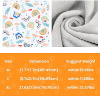 Cat Wrap for Cutting Nails,Cat Wrap for Grooming,Self-Adherent Soft Cat Blanket,Anti-Bite,Anti-Scratch Anti-Escape Multifunctional Cat Grooming Bag(21.7" X 21.7",Within 11.89lbs)