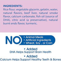 N-Bone Puppy Teething Rings Taste of Texas Burnt Ends Flavor 3 Count