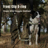 Forestpaw No Pull Dog Harness with Large Handle, Comfortable, L - L: Chest 26-31", Fit 50-80 lbs / Green Camo - image 3
