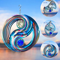 FONMY Wind Spinner Mandala Starry Sky 12 inch 3D Stainless Steel - 12inch / Mgb04 - image 3