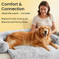 Codi Dog Couch Bed, Sofa Cover Mat - 45.0"L x 37.0"W x 6.0"Th / Light Grey - image 2