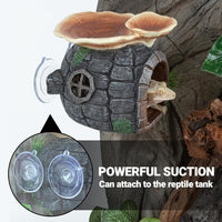REPTI ZOO Reptile Hide, Multifunctional with Suction Cup - image 3