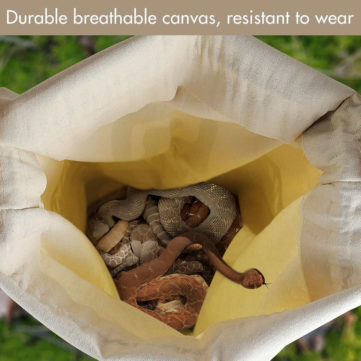 IC ICLOVER Snake Reptile Bag with Drawstring - image 2