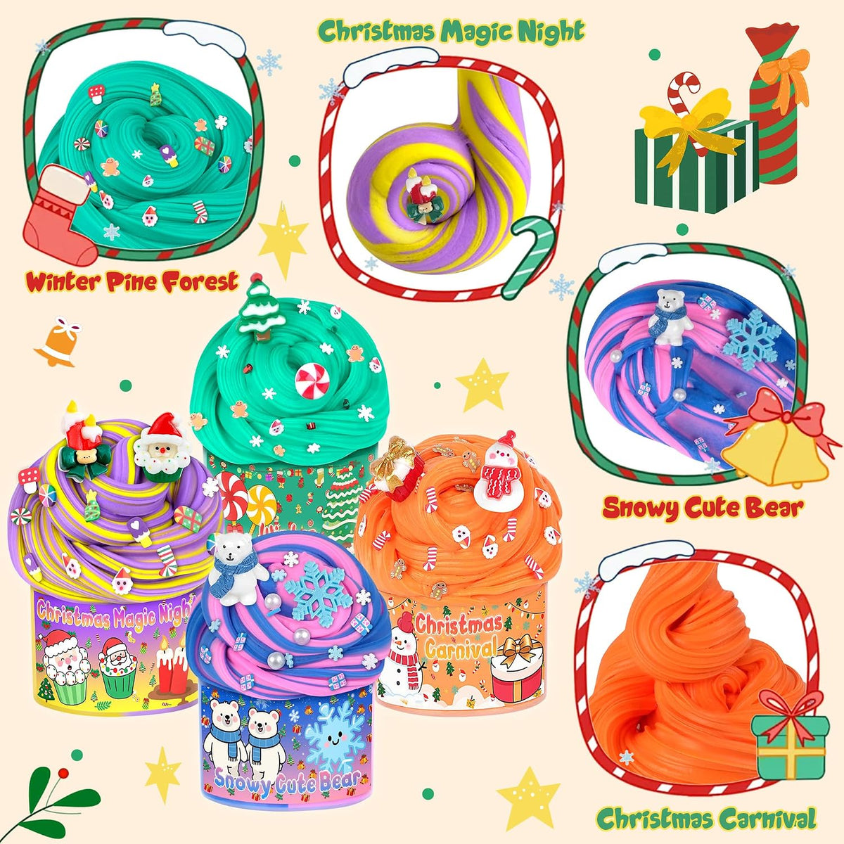 Axolotl Cloud Slime Kit 2 Pack - Christmas Stocking Stuffers - image 3