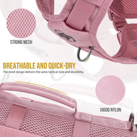 OneTigris No Pull Tactical Dog Harness for Medium Dogs - Pink / S - image 2