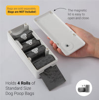 SVD.PET Dog Poop Bag Dispenser - White / Dispenser only - image 4