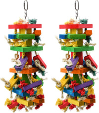 RUBY.Q 20in Large Parrot Toy - 2 Pack