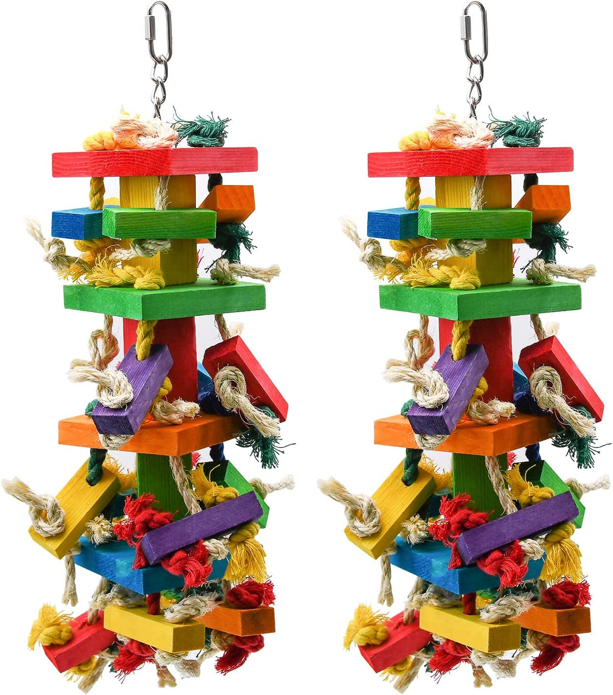 RUBY.Q 20in Large Parrot Toy - 2 Pack