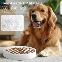 TOBYTO Slow Feeder Dog Bowls Large Medium Breed - White - image 2