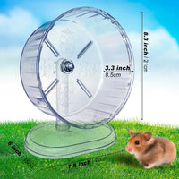 lazYYzal Silent Hamster Wheel - Ф 8.3 inch / White - image 3
