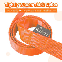 Hi Kiss Dog/Puppy Obedience Recall Training Agility Lead - 15 Feet / T3:Large Dog Thicken orange - image 2