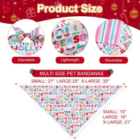 Fall Dog Bandanas Large 3PCS - 26-Color fonts / Small - image 4