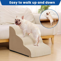 Dog Stairs for Small Dogs & Cats - Khaki / 3 - image 4