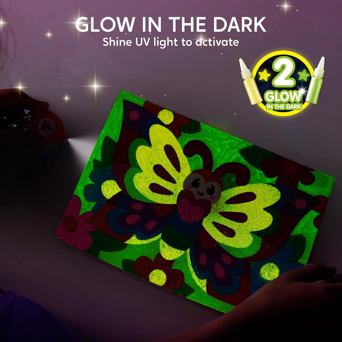 JOVA Klever Kits Glow Sand Art Kits for Kids - image 3