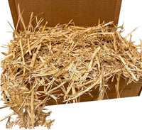 Blue Mountain Hay | Organic Bedding Straw (25 lb) | Natural Pet Bedding & Insulation for Rabbits, Guinea Pigs, Goats, Chickens, Stray & Feral Cats, and Small Animal Shelters
