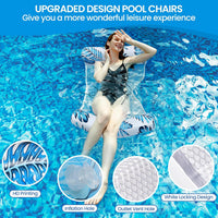 Auspicious Rain 4-in-1 pool hammock floats in assorted colors - view 10