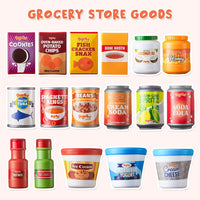 JOYIN 30Pcs Play Food Grocery Cans, Play Kitchen Accessories - image 3