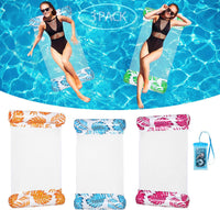 Auspicious Rain 4-in-1 pool hammock floats in assorted colors - view 3
