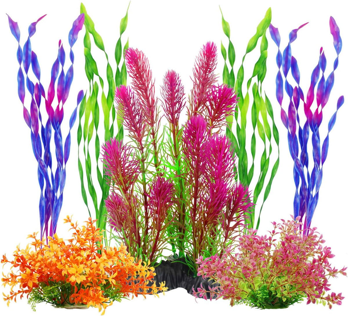 MyLifeUNIT Artificial Aquarium Plants - Red