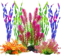 MyLifeUNIT Artificial Aquarium Plants - Red