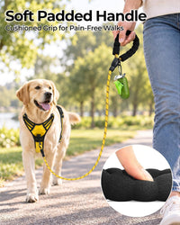 Taglory Rope Dog Leash for Medium Large Dogs - 1/2" x 6 FT (20~120 lbs.) / Yellow - image 2