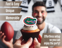 Ohio State Merch Cupcake Toppers & Decorations OSU Party Cake Decor - Florida Gators - image 3