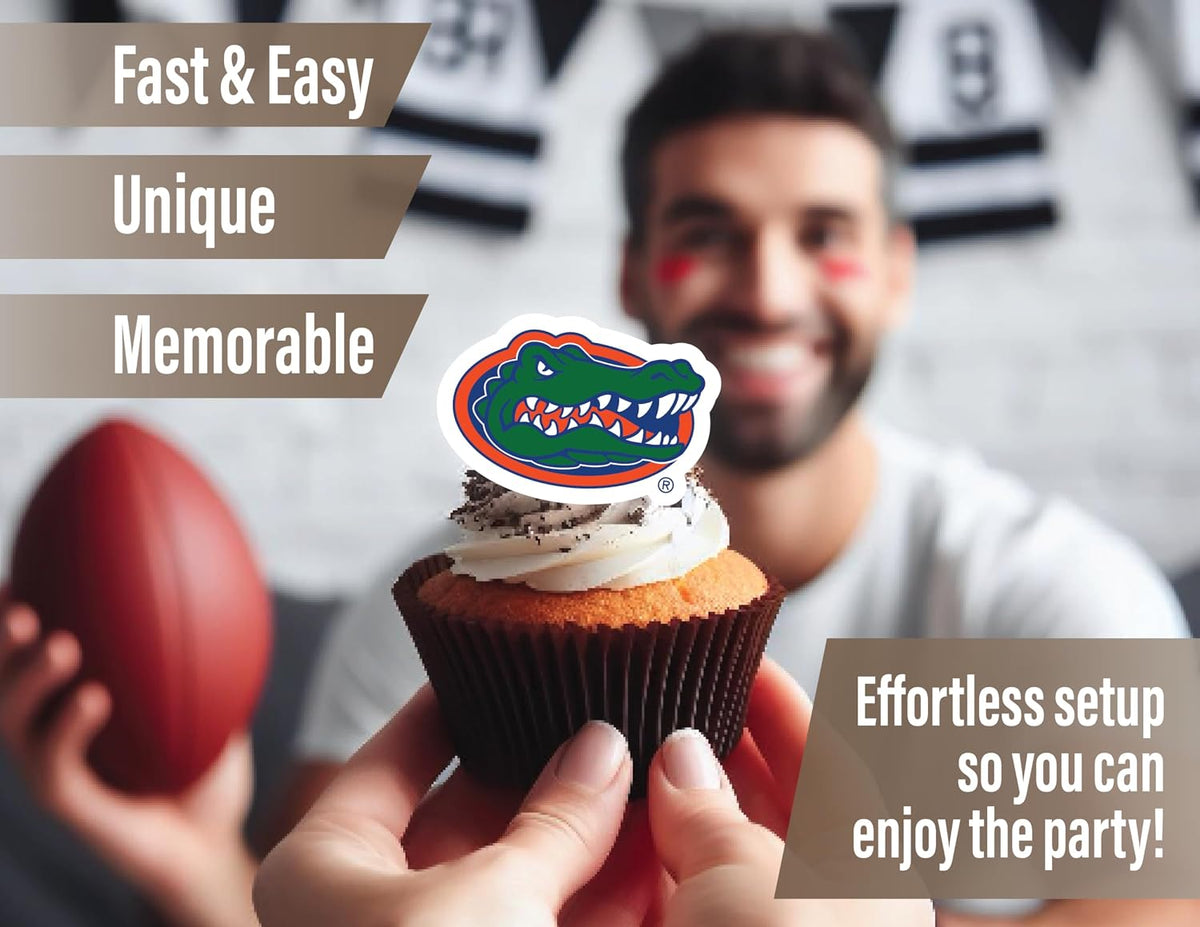 Ohio State Merch Cupcake Toppers & Decorations OSU Party Cake Decor - Florida Gators - image 3