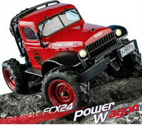 FMS FCX24S Power Wagon 1/24 scale RC crawler with portal axles
