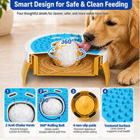 KILIN Slow Feeder Dog Licking Bowl with Rolling Ball - image 4