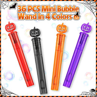 SpringFlower 36-pack of mini Halloween bubble wands in 4 colors - view 13