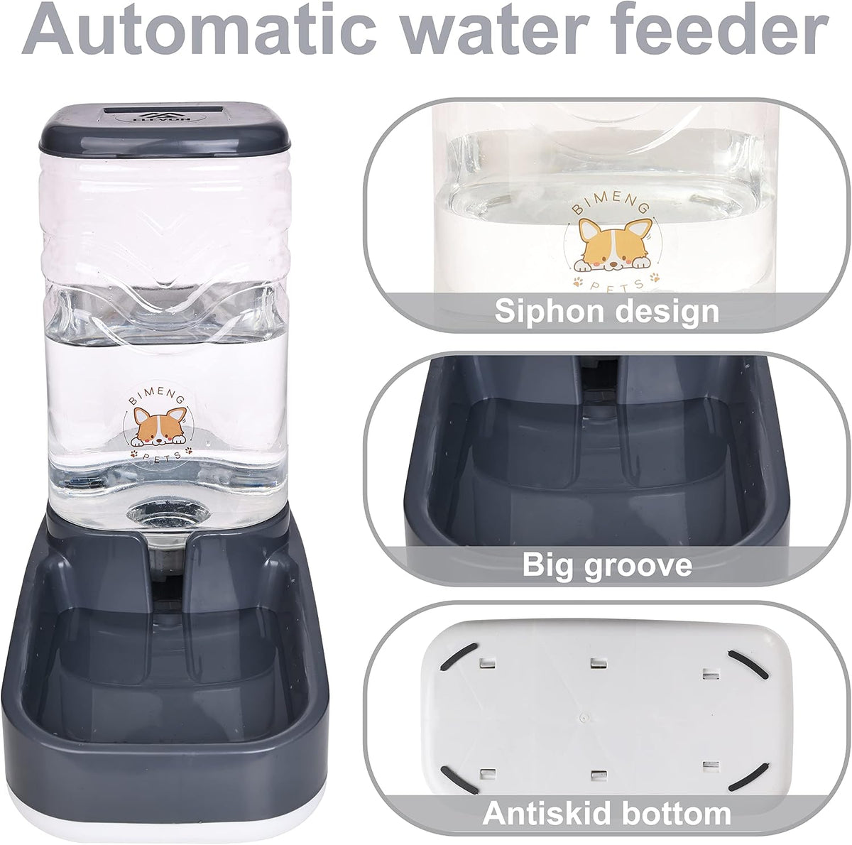 Elevon Automatic Cat Feeder - Gray - image 4
