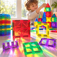 Antibacterial Magnetic Tiles - 58 PCS - image 3