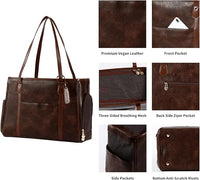 Stylish Dog Purse Carrier, Leather Pet Carrier Bag for Small Dogs Cats Puppy, Airline Approved Soft-Sided Carrier Coffee