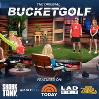 BucketGolf 6 hole backyard golf game bundle with clubs and carry bag - view 5